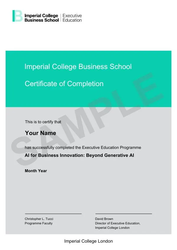 IMP AIB LP Certificate