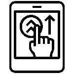 swipe-up icon