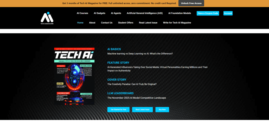Top 10 AI Magazines in 2026: Ranked and Reviewed 3 Tech AI Magazine
