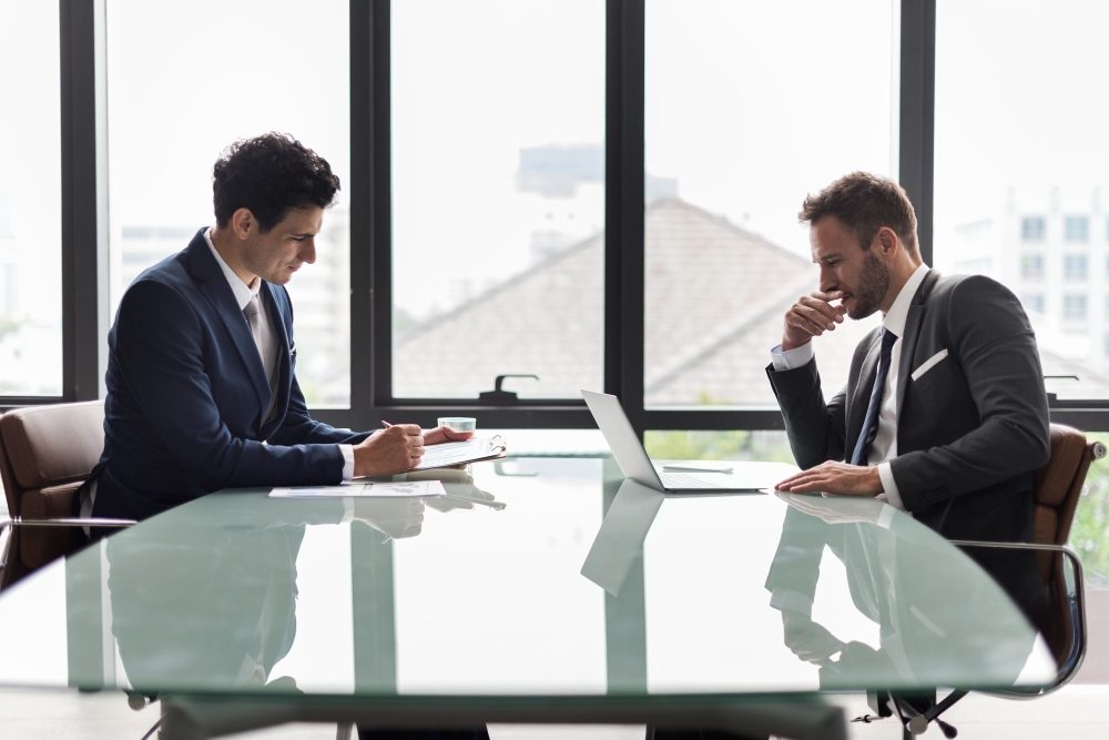 Business corporate colleagues co-workers job concept